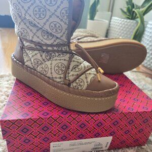 Tory Burch sleeping bag boots